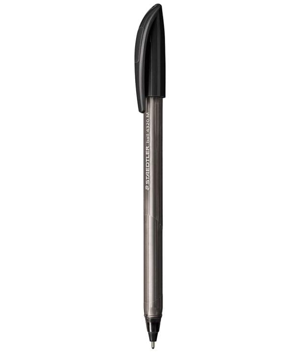 Bolígrafo triangular color negro, ancho de línea F Staedtler