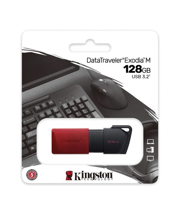 Llave maya 128 GB data traveler Kingston M de USB 3